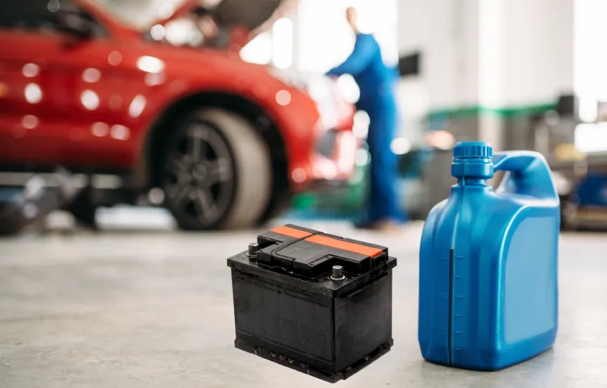 Lubricant oil & Battery 